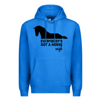 True Royal everybody's gotta horse neigh Premium Hoodie - Bettercallsaul