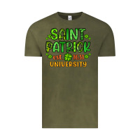 Vintage Olive saint patrick university Vintage Tee - Artiststas