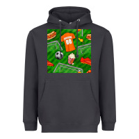 Smoke soccer ball uniform and shoes seamless pattern Heavyweight Hoodie - BundleAndBundleShop