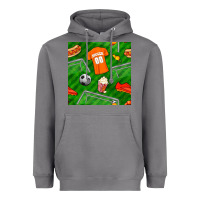 Storm soccer ball uniform and shoes seamless pattern Heavyweight Hoodie - BundleAndBundleShop