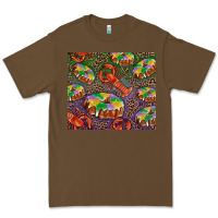 Cacao Mardi gras king cake and crawfish Premium Tee - RanaPortraitStore