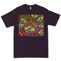 Plum Mardi gras king cake and crawfish Premium Tee - RanaPortraitStore