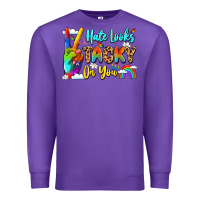 Purple hate looks tacky on you Premium Sweatshirt - LillyAllenDesigns