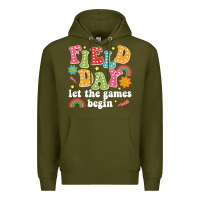 Army Green field day let the games begin Premium Hoodie - JahusDesignShop