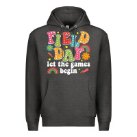 Charcoal Heather field day let the games begin Premium Hoodie - JahusDesignShop