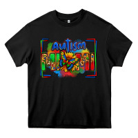 Black autism mimi Heavy Core Tee - Zillion Design Studio