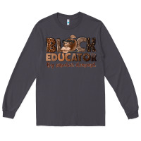 Smoke black educator by popular demand Long Sleeve Tee - NancyCooperArtShop