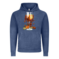 Vintage Denim Thanksgiving Fall Vintage Hoodie - FaDigitalArtStudio