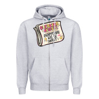 Heather Grey breaking news everything will be alright Zipper Hoodie - MaliasSmallBusiness
