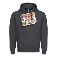 Smoke breaking news everything will be alright Zipper Hoodie - MaliasSmallBusiness