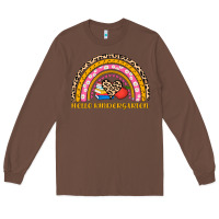 Chestnut back to school rainbow hello kindergarten Long Sleeve Tee - AdoDesignShop