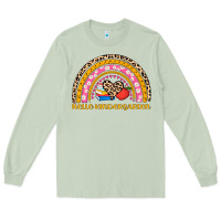 Matcha back to school rainbow hello kindergarten Long Sleeve Tee - AdoDesignShop