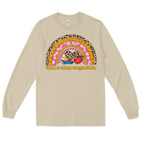 Mushroom back to school rainbow hello kindergarten Long Sleeve Tee - AdoDesignShop