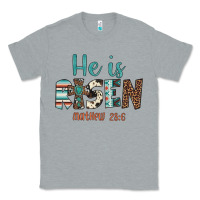 Heather Grey he is risen Classic Tee - Artiststas