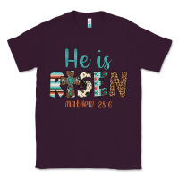 Plum he is risen Classic Tee - Artiststas