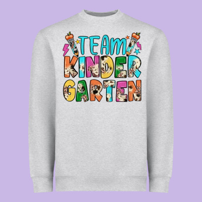 Team Kindergarten Heavyweight Sweatshirt Designed By Jahusdesignshop