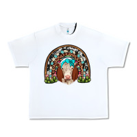 White hereford rainbow Urban Heavy Tee - JahusDesignShop
