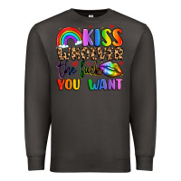 Smoke kiss whoever the fuck you want Premium Sweatshirt - LillyAllenDesigns