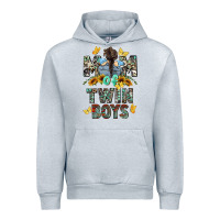 Heather Grey mom of twin boys mother's day Urban Hoodie - CowGirlArtShop