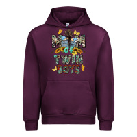 Mauve Wine mom of twin boys mother's day Urban Hoodie - CowGirlArtShop