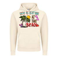Vintage Artic life is better at the beach Vintage Hoodie - CowhideDigitalArt