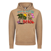 Vintage Coffee life is better at the beach Vintage Hoodie - CowhideDigitalArt