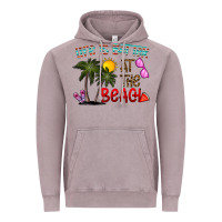 Vintage Zinc life is better at the beach Vintage Hoodie - CowhideDigitalArt