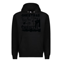 Black Christmas Begins With Christ Premium Hoodie - Bettercallsaul