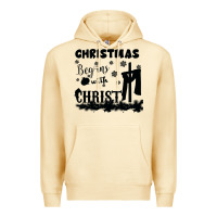 Pina Colada Christmas Begins With Christ Premium Hoodie - Bettercallsaul