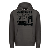 Smoke Christmas Begins With Christ Premium Hoodie - Bettercallsaul