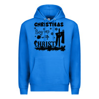 True Royal Christmas Begins With Christ Premium Hoodie - Bettercallsaul