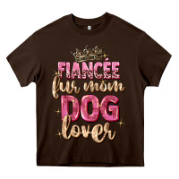 Chocolate Brown fiancée fur mom dog lover Heavy Core Tee - Zillion Design Studio