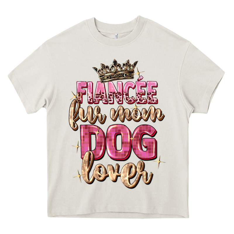 Fiancée Fur Mom Dog Lover Heavy Core Tee by Zillion Design Studio | Teevron