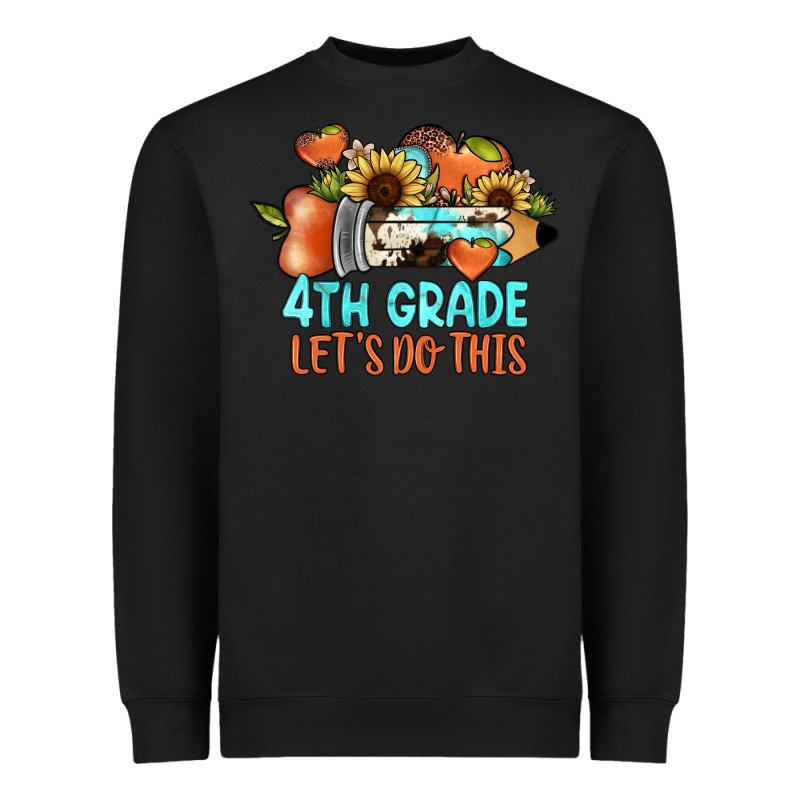 4th Grade Let's Do This Heavyweight Sweatshirt by JahusDesignShop | Teevron