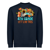 Navy 4th grade let's do this Heavyweight Sweatshirt - JahusDesignShop
