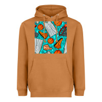Meerkat basketball uniform and hoop seamless pattern Heavyweight Hoodie - BundleAndBundleShop
