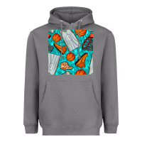 Storm basketball uniform and hoop seamless pattern Heavyweight Hoodie - BundleAndBundleShop