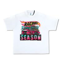 White racing it's my favorite season sport car Urban Heavy Tee - AdoDesignShop