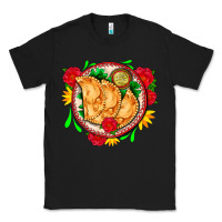 Black empanadas plate and roses Classic Tee - AdoDesignShop