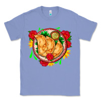Colony Blue empanadas plate and roses Classic Tee - AdoDesignShop
