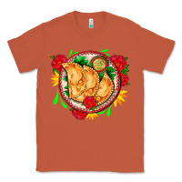 Copper empanadas plate and roses Classic Tee - AdoDesignShop