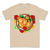 Mushroom empanadas plate and roses Classic Tee - AdoDesignShop
