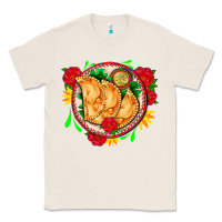 Natural empanadas plate and roses Classic Tee - AdoDesignShop