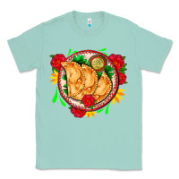 Seafoam empanadas plate and roses Classic Tee - AdoDesignShop