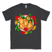 Smoke empanadas plate and roses Classic Tee - AdoDesignShop