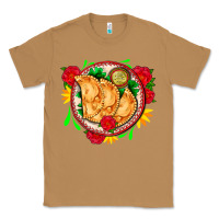 Toasted Coconut empanadas plate and roses Classic Tee - AdoDesignShop