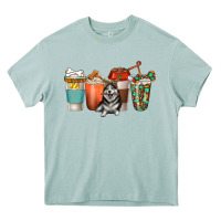 Arona alaskan husky dog coffee cups Heavy Core Tee - texasbilliewilder