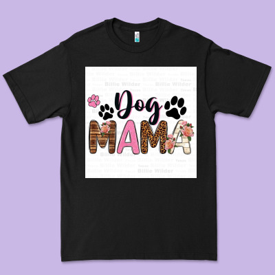 Premium Tee dog mama  texas billie wilder filigran.