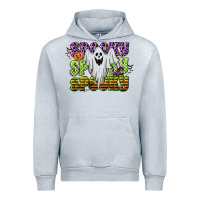 Heather Grey spooky spooky spooky Urban Hoodie - CowGirlArtShop