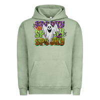 Pigment Oil Green spooky spooky spooky Urban Hoodie - CowGirlArtShop